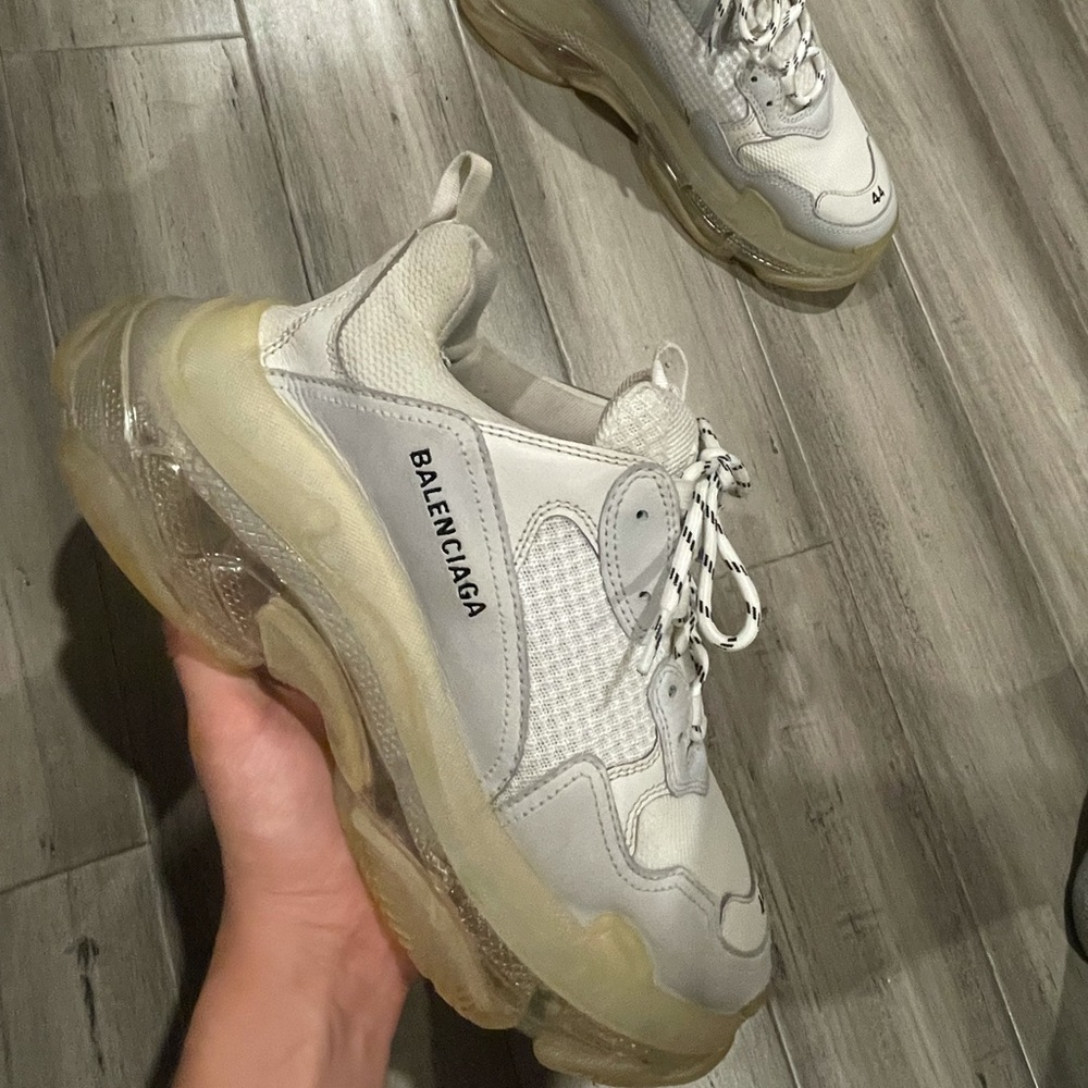 Balenciaga Triple S Clear Sole White